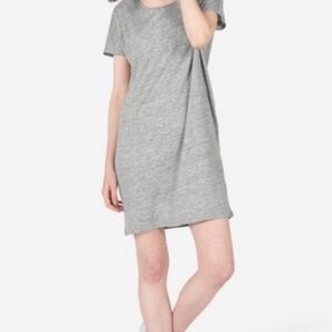 Everlane Linen Dolman dark grey t shirt dress